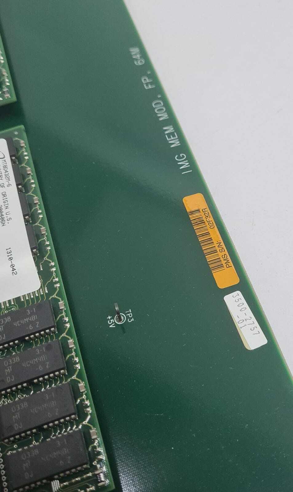 PHILIPS ATL HDI 5000 SONOCT 3500-2757-01 IMAGE MEMORY MODULE 2500-0777-06A