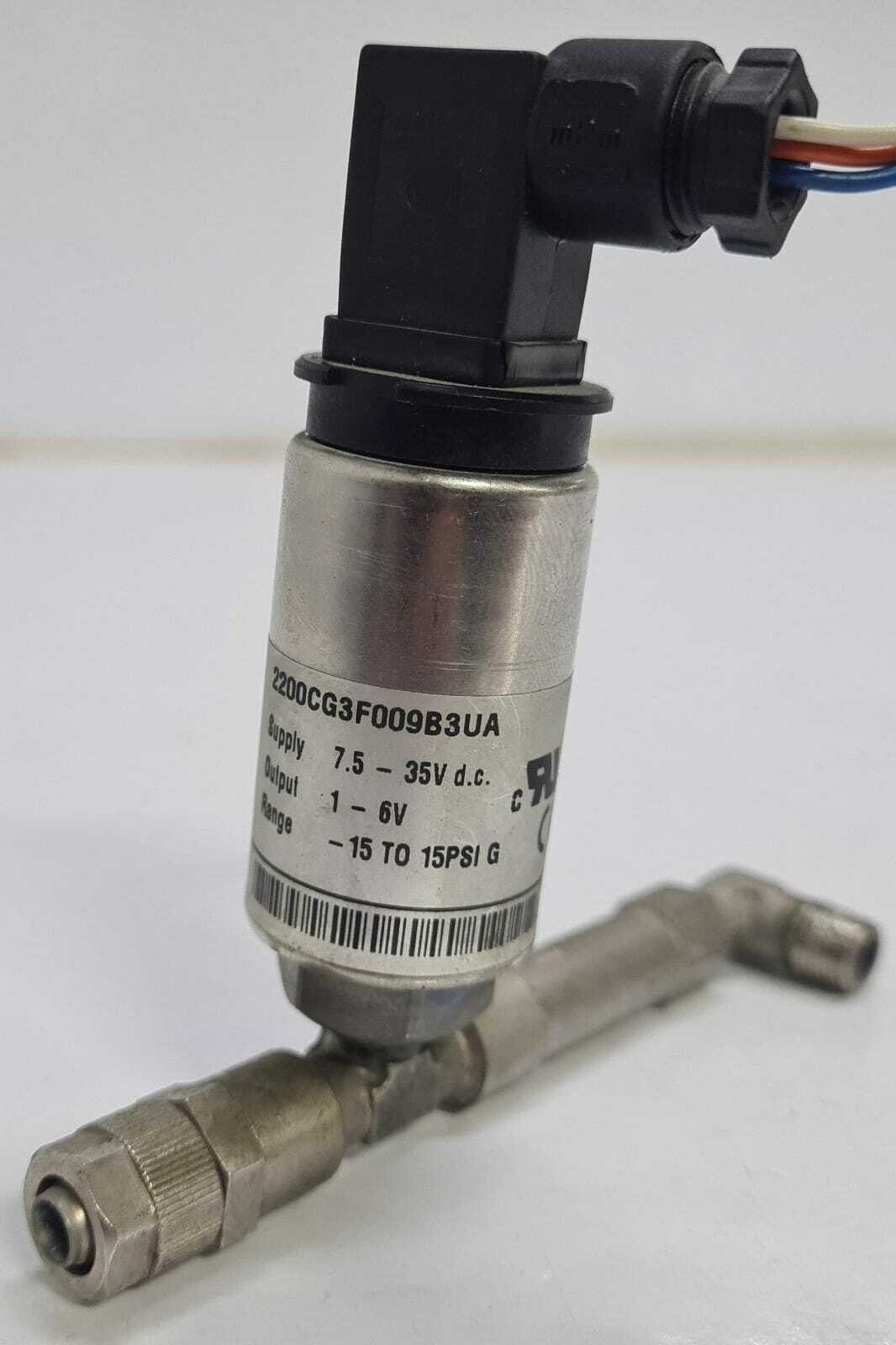 Gems Sensors 2200CG3F009B3UA Pressure Transducer P10555 1-6V 15PSI