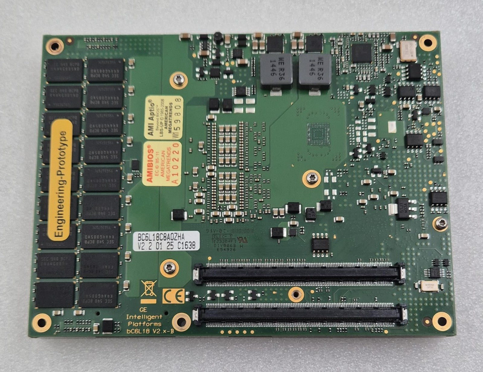 GE Intelligent Platforms bC6L18 V2.x-B Industrial Control Motherboard