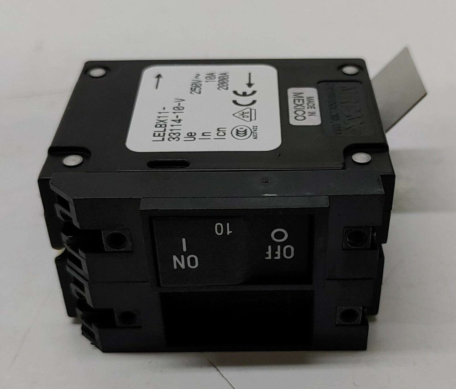 Airpax SP Circuit Breaker LELBX11-33114-10-V 250V Load 0507
