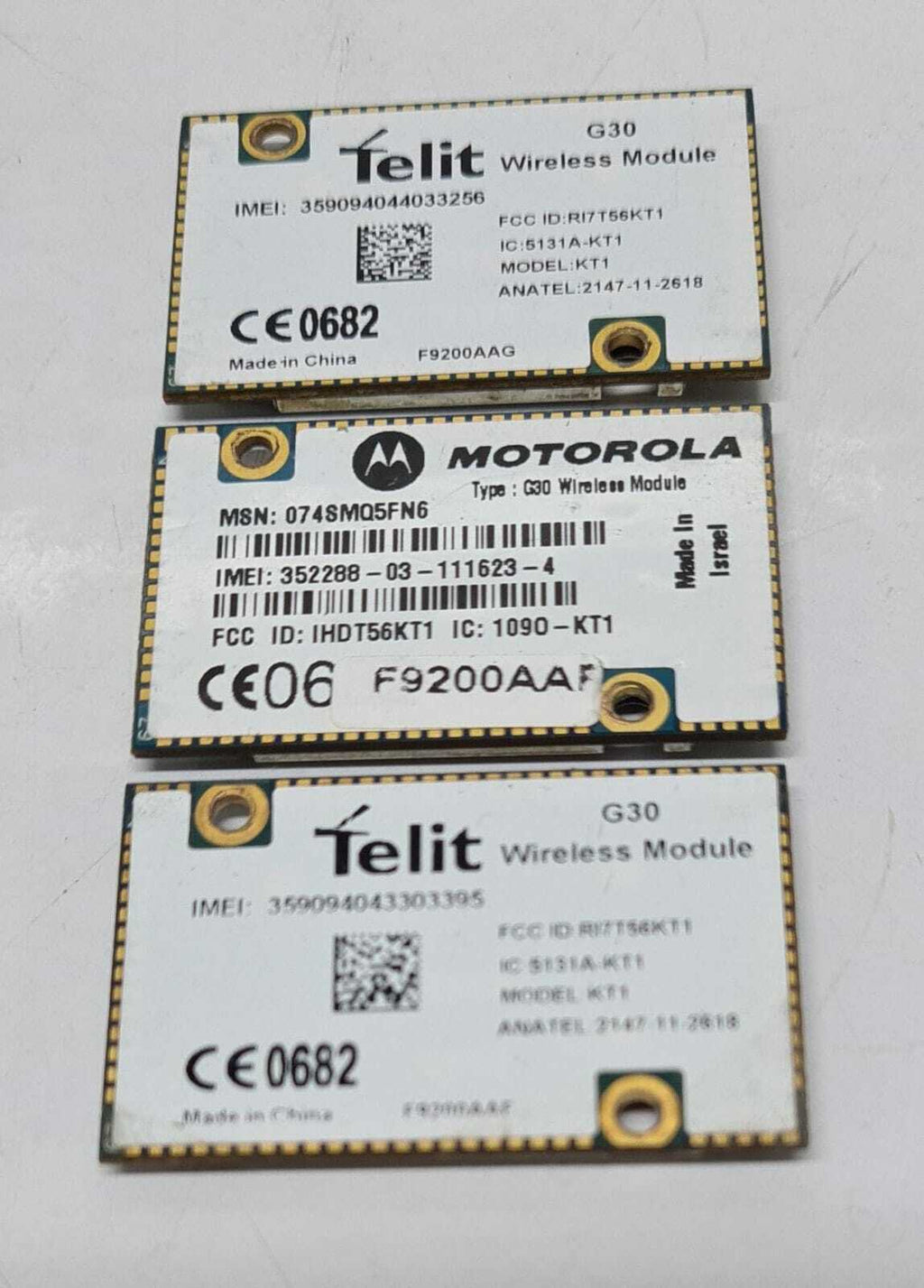 [LOT 3] Telit G30 Wirless Module KT1 F9200AAG R17T56KT1 Support GSM (no wiring)