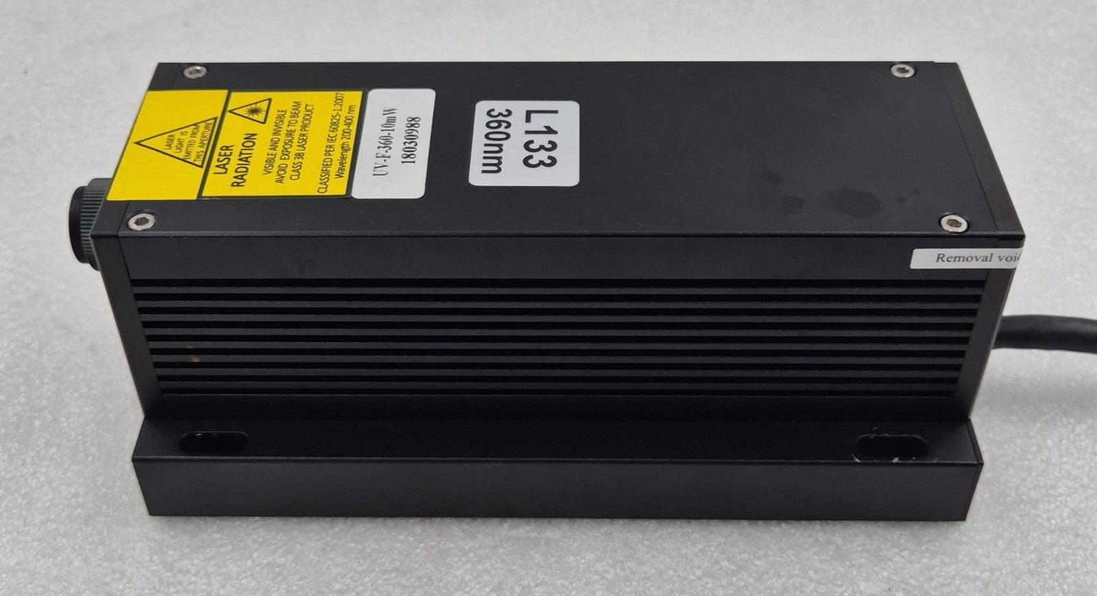 UV-F-360-10mW 18030988 360nm Laser Beam Light L133