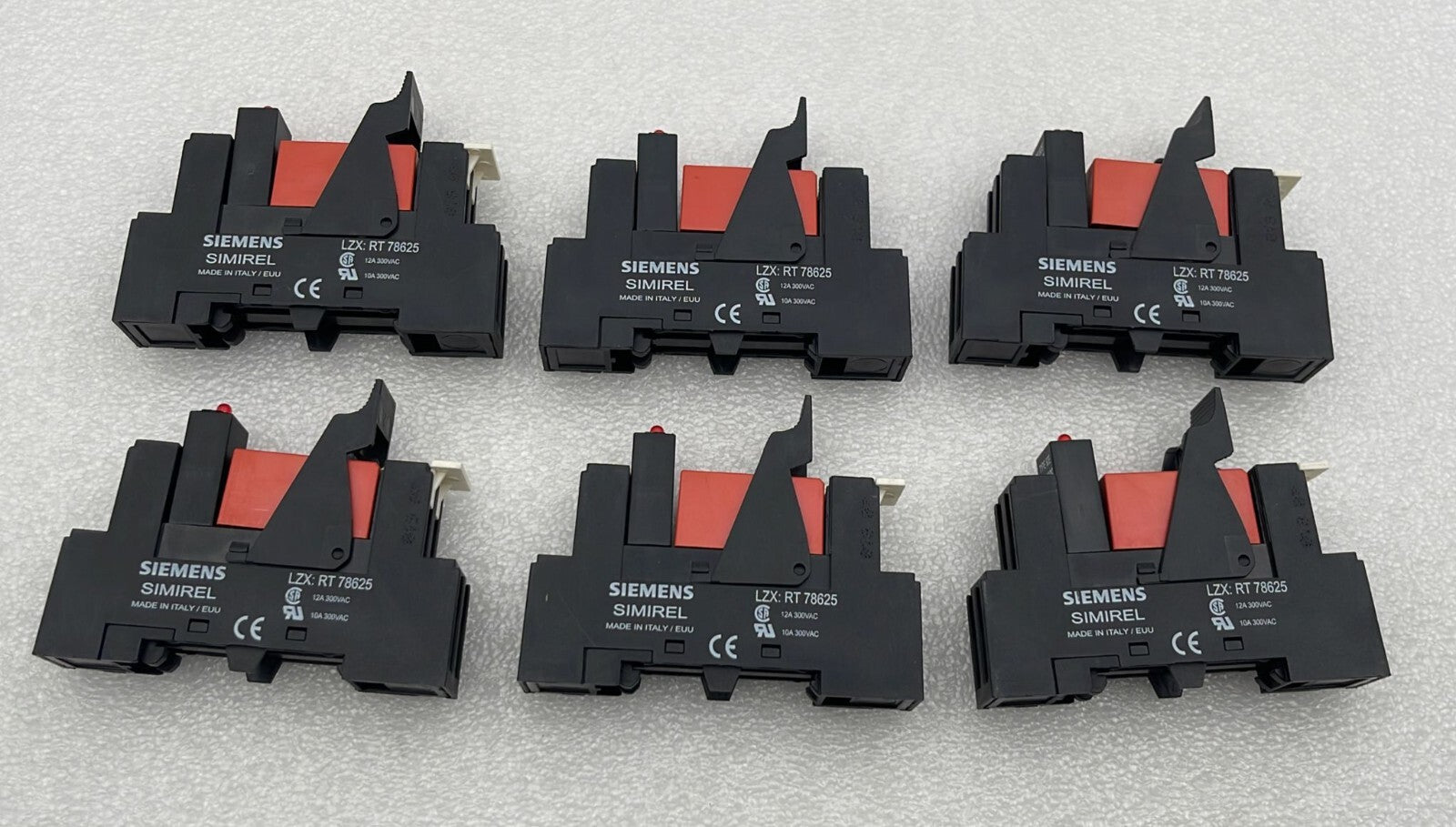 [LOT OF 6]  Siemens SIMIREL RT4A4R24 Complete unit