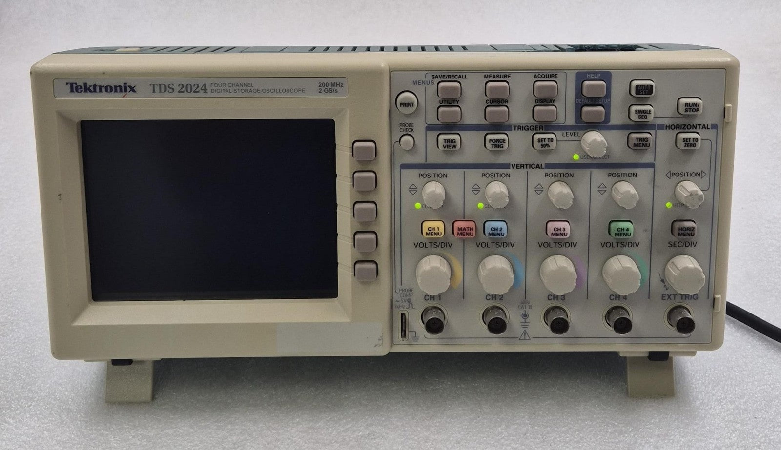 Tektronix TDS2024 Four Channel Digital Storage Oscilloscope 200MHZ 2GS/s *AS-IS*