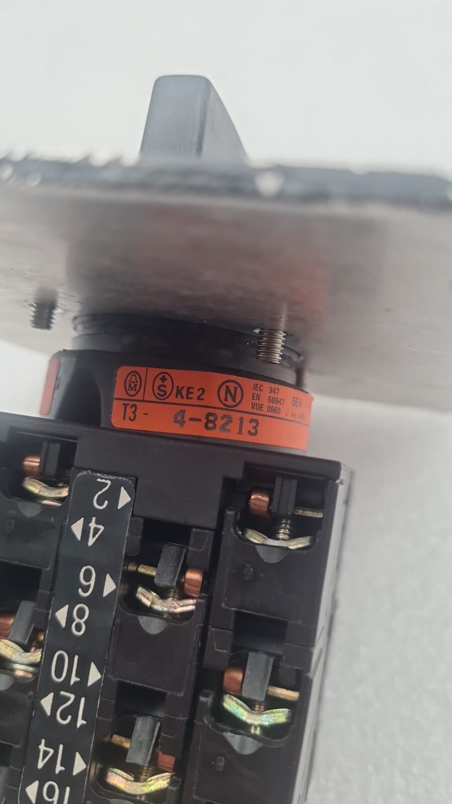 3-way Transfer Switch Select T3-4-8213 KE2 5E4 25AMP 600VAC for Edwards