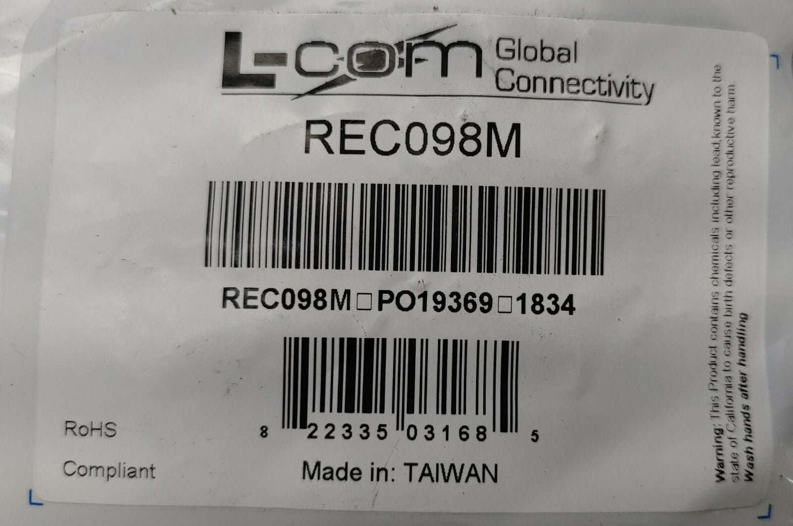 NEW L-COM REC098M MODULAR ADAPTER [Lot of 23]
