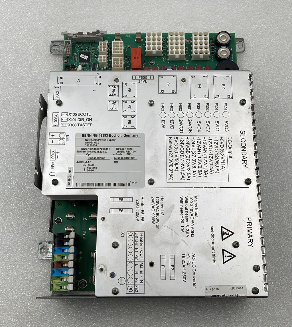 Benning 46393 Bocholt Power Supply SMPS-MC2 33220008 10035208.07
