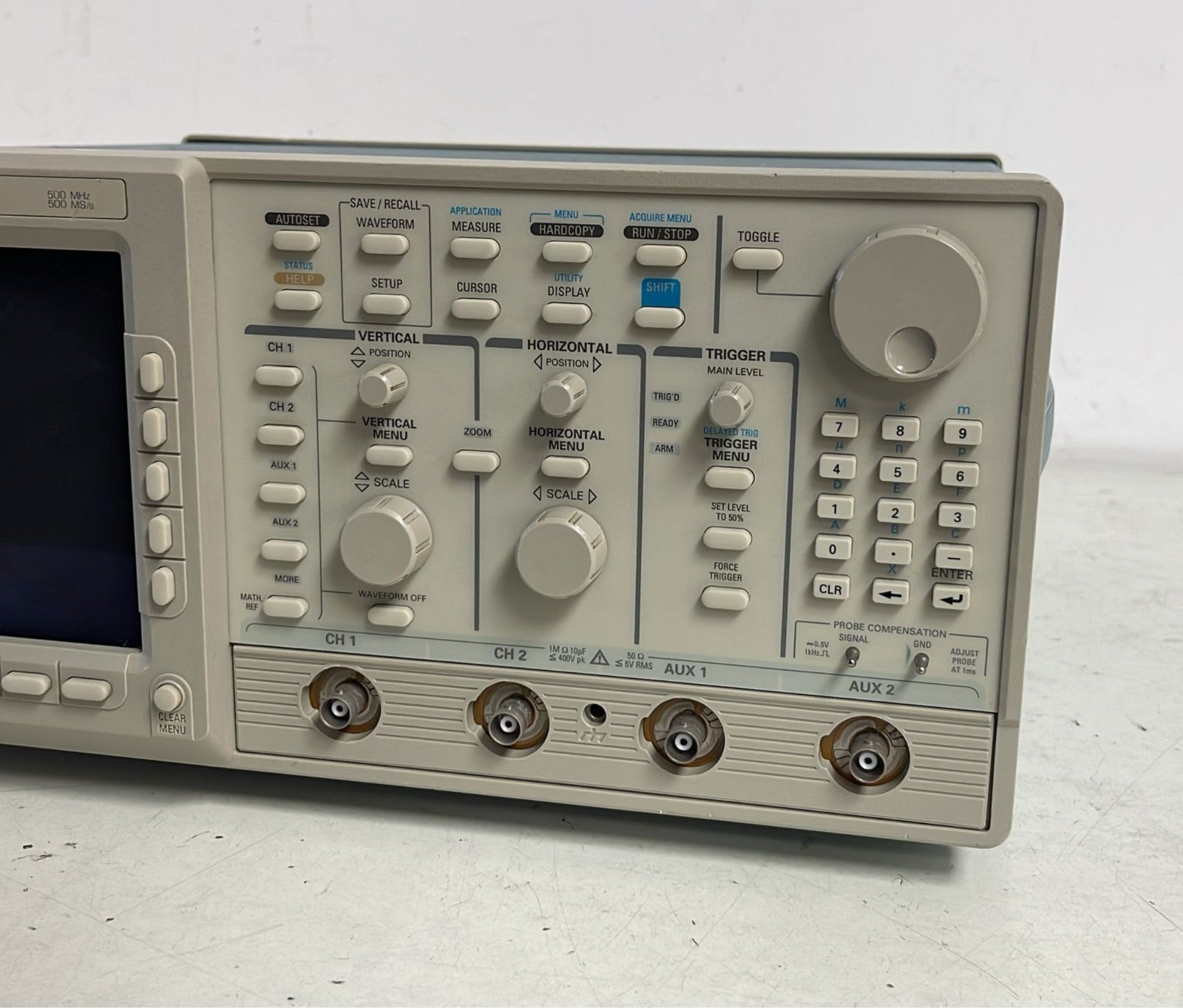 Tektronix TDS 520 Two-Channel Digital Oscilloscope 500MHz 500MS/s