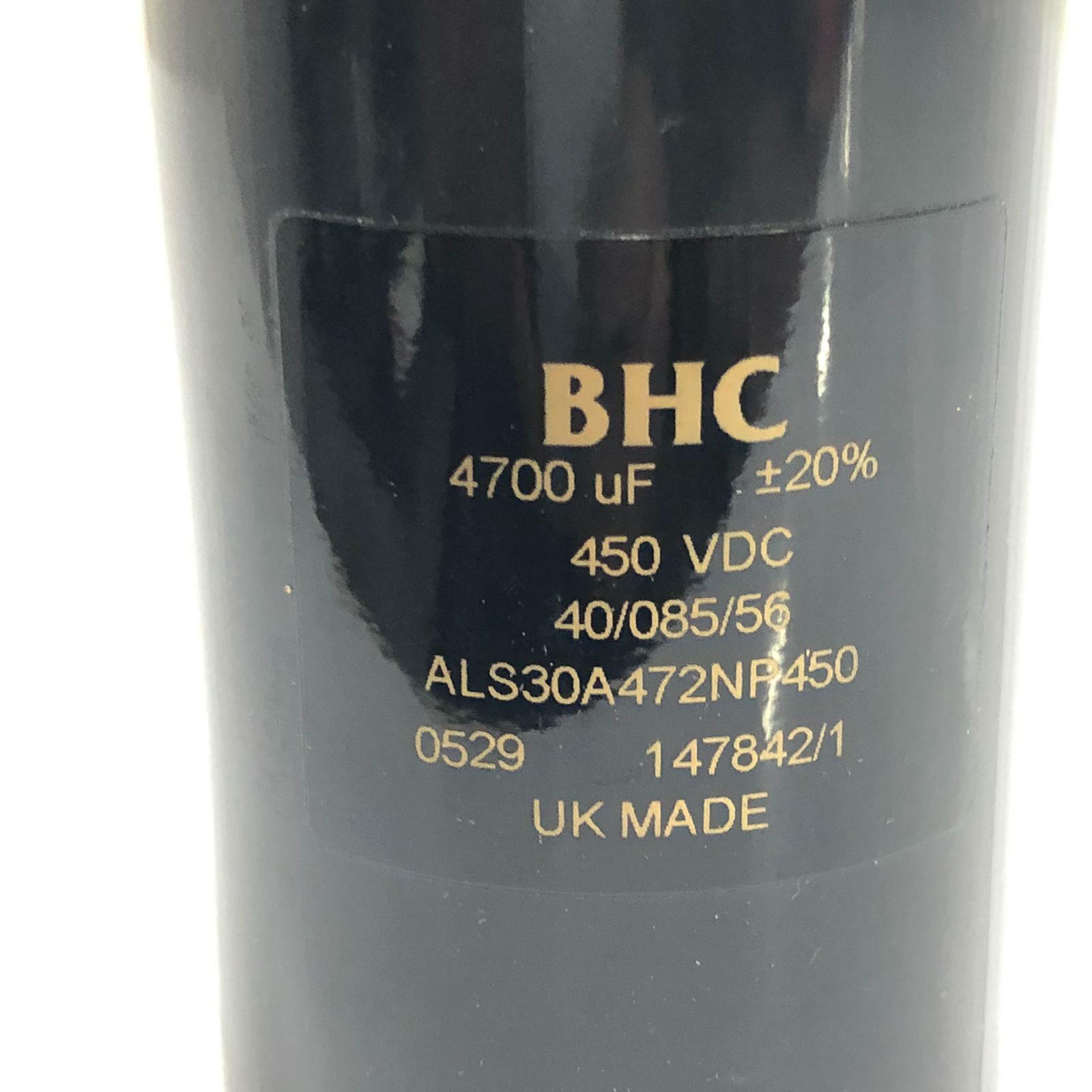 KEMET 4700μF Electrolytic Capacitor 450V dc, Screw Mount - ALS30A472NP450 -+ 20%