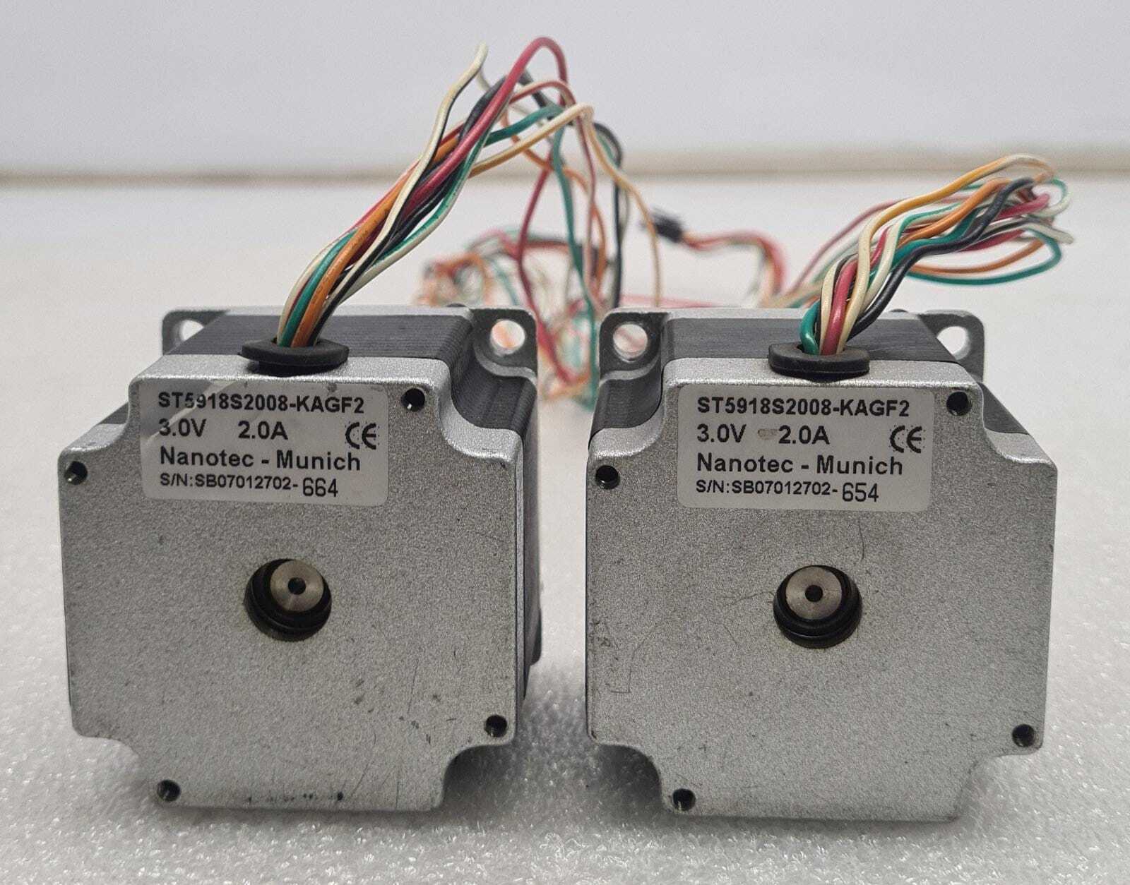 [LOT 2] Nanotec ST5918S2008-KAGF2 Stepping Motor F8.5160.4519.0 For Agfa CR30-X