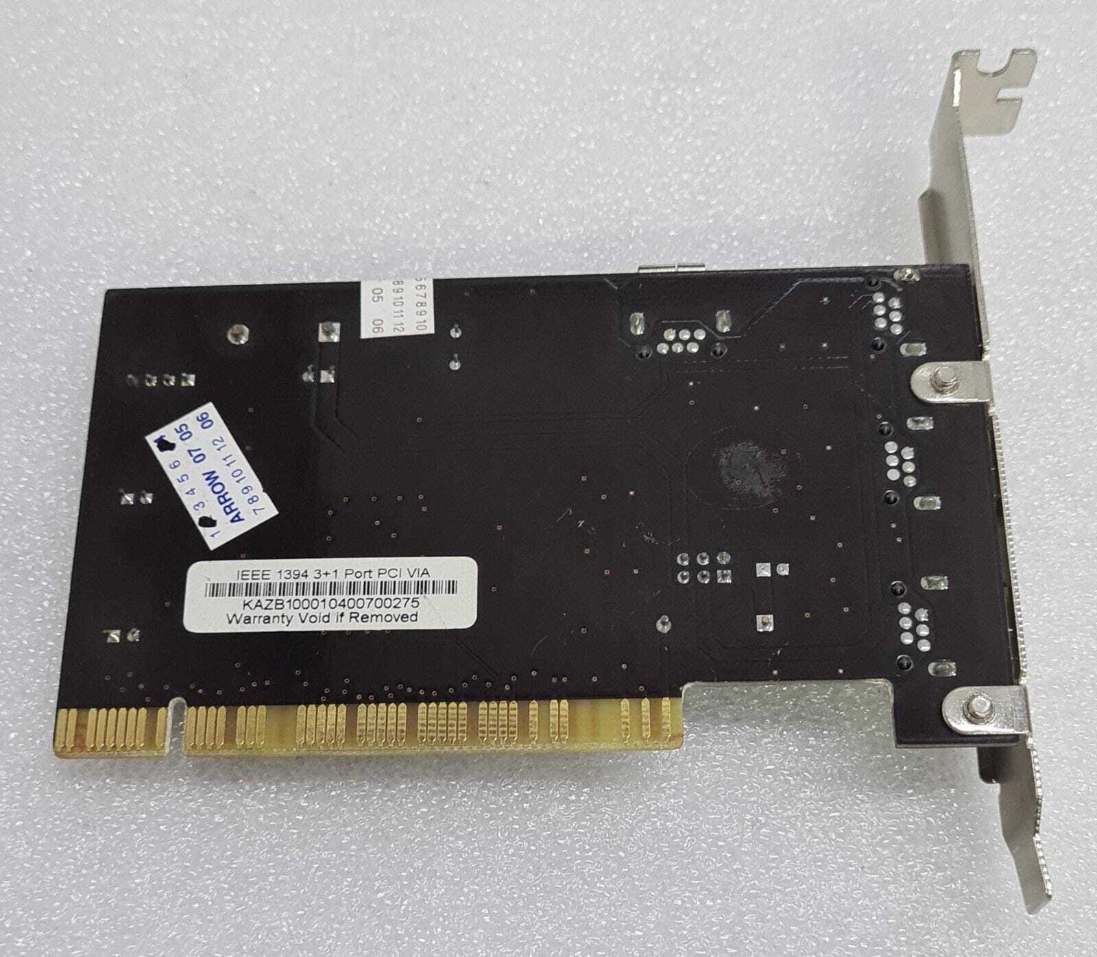 [LOT OF 9] Firewire 3 Port PCI Card EUR-0811 V1 IEEE 1394 3+1 Port PCI VIA