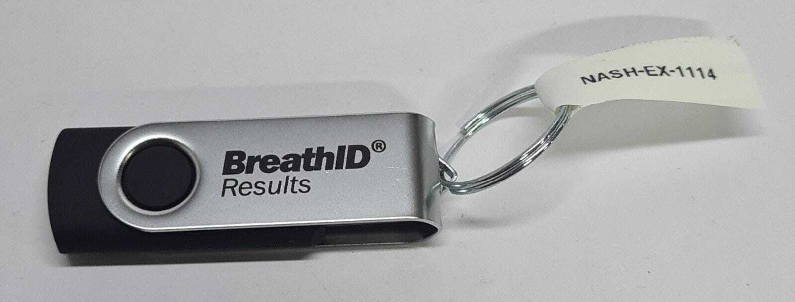 [LOT OF 2] BreathID Results Exalenz Flash Drive VS01072- XN V 3.1.2 NASH-EX-1114