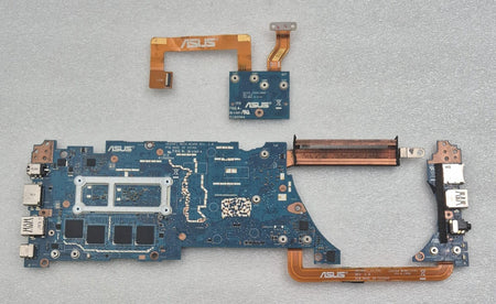 ASUS UX334FL laptop motherboard with 10th Gen i5 and screen board