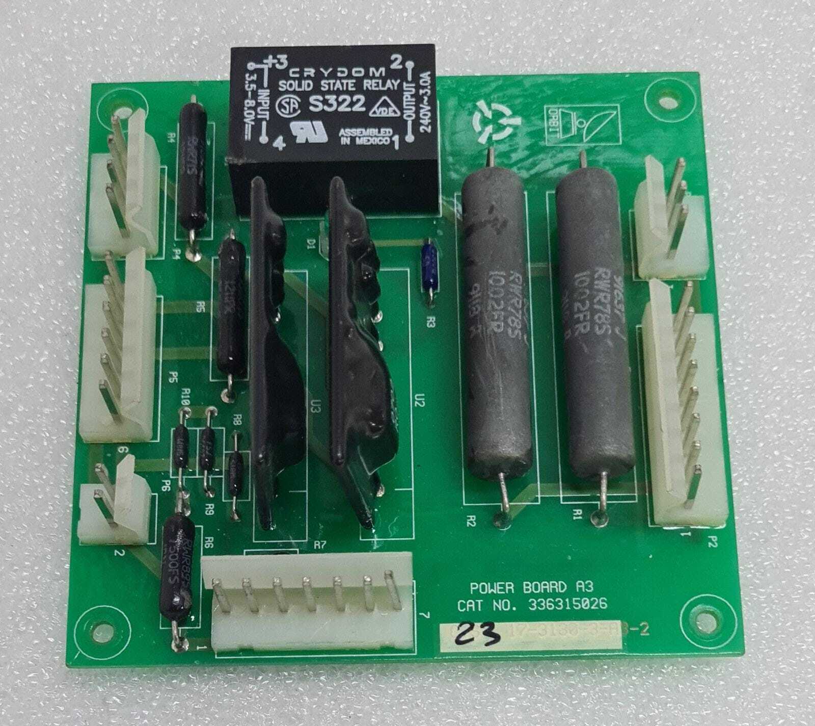 ORBIT 336315026 POWER BOARD A3 17-3130 ME294V03700