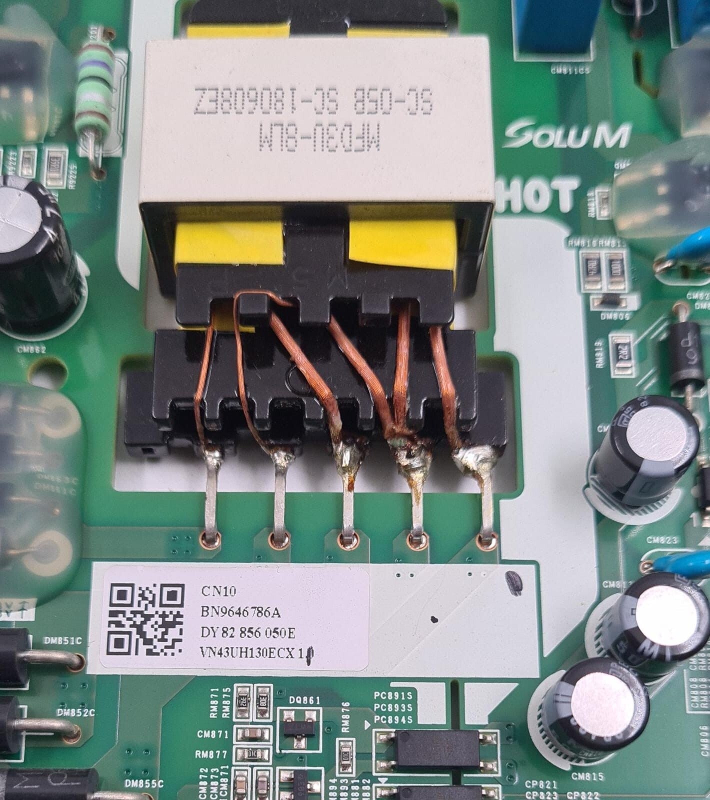SAMSUNG TV Mainboard CN10 BN9646786A KANT-SU/NU7100