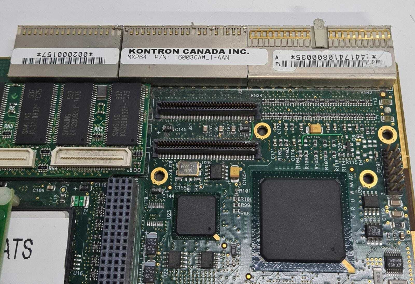Teknor Kontron cPCI MXP64 CLA ATS Processor Module