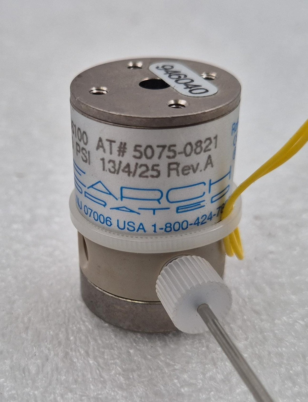 NResearch VK706100 3-Way Solenoid Valve 12VDC 30PSI