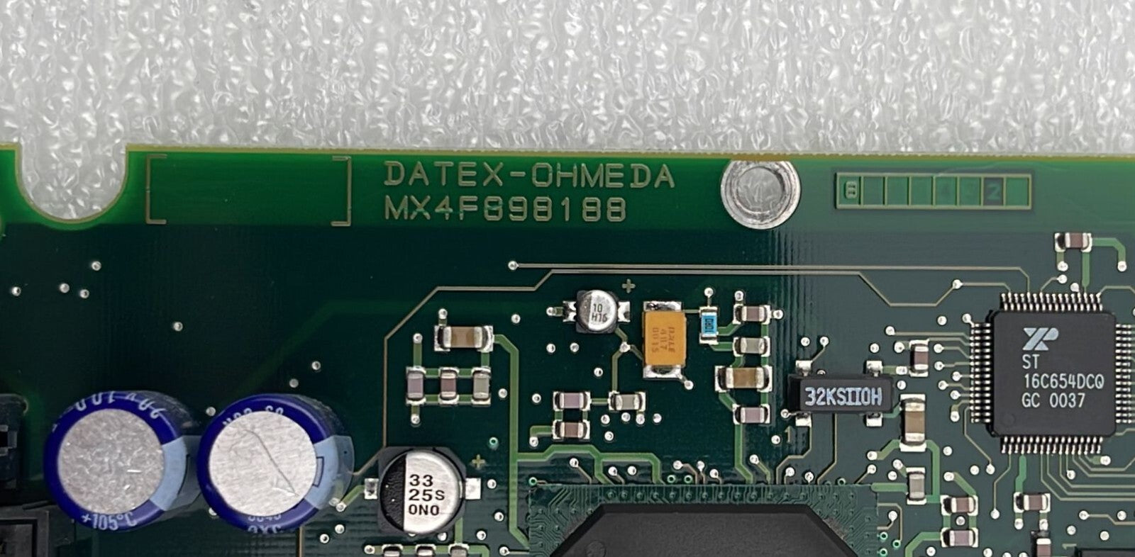 GE Datex Ohmeda MX4F898188 Board for Cardiocap 5