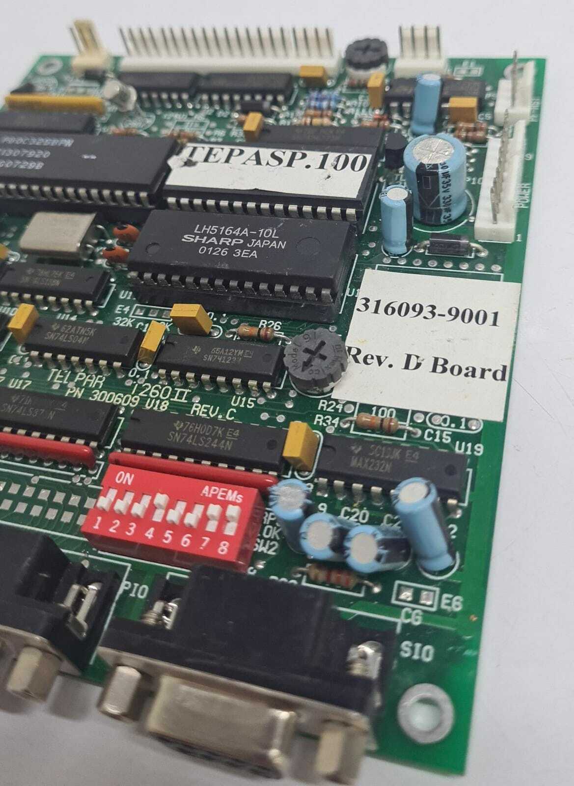 ASP Advanced Sterilization Products 316093-9001 Rev. D Board PN 300609