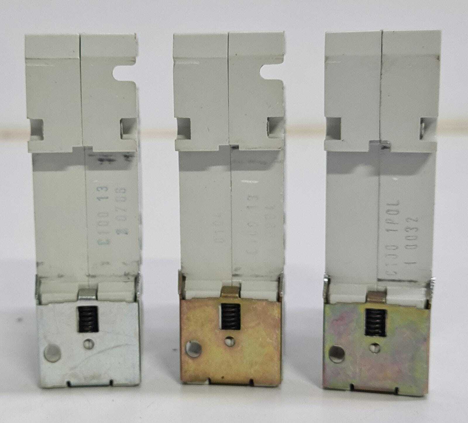 [LOT OF 3] ABB S291 C100 Circuit Breaker 1 Pole LS switch Line Protection