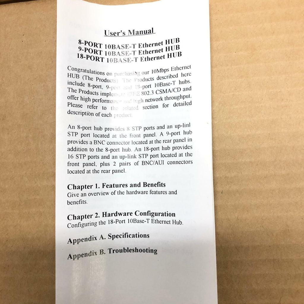 Edimax Technology Edimax ER (ER-5390S) 8-Ports External Hub