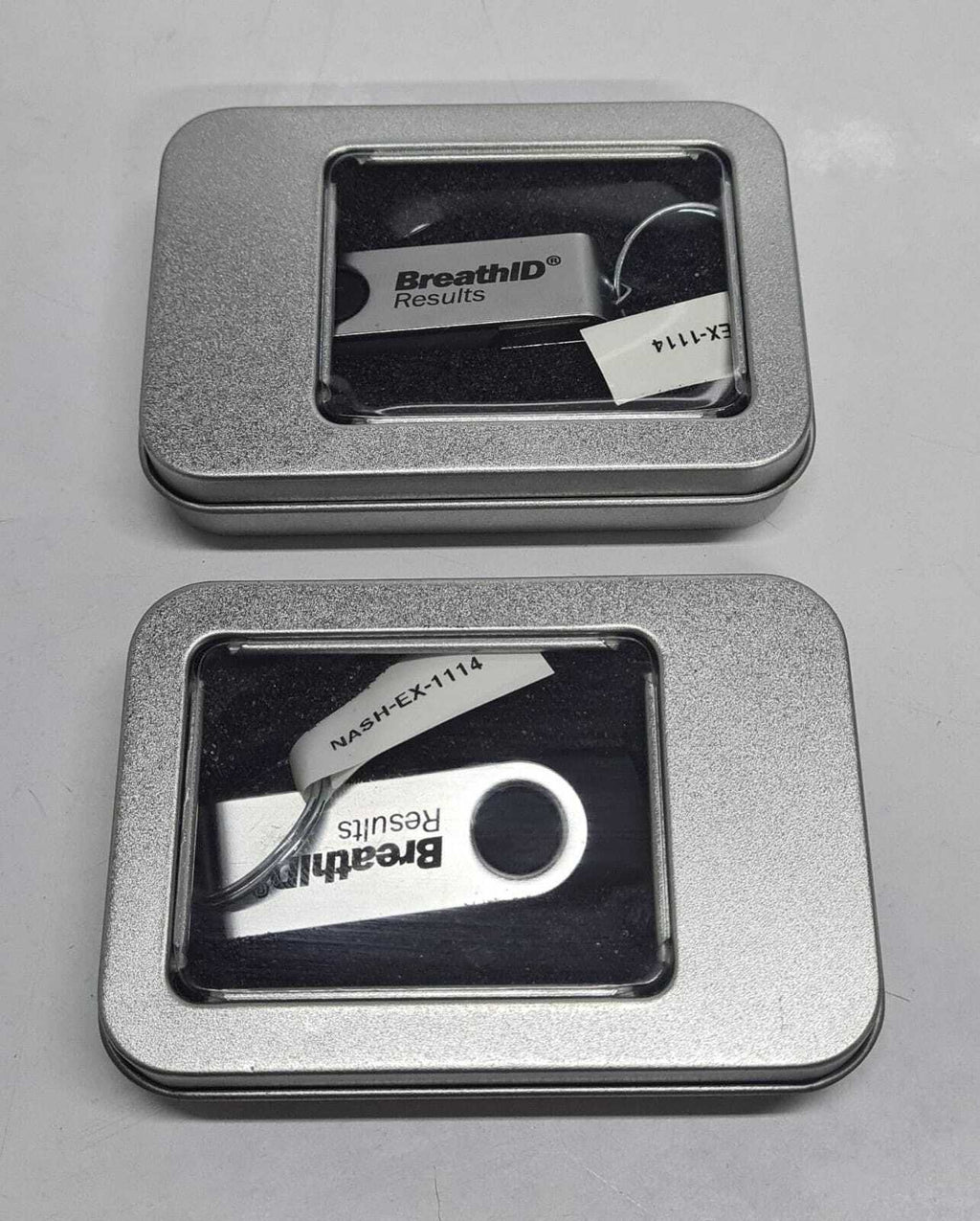 [LOT OF 2] BreathID Results Exalenz Flash Drive VS01072- XN V 3.1.2 NASH-EX-1114