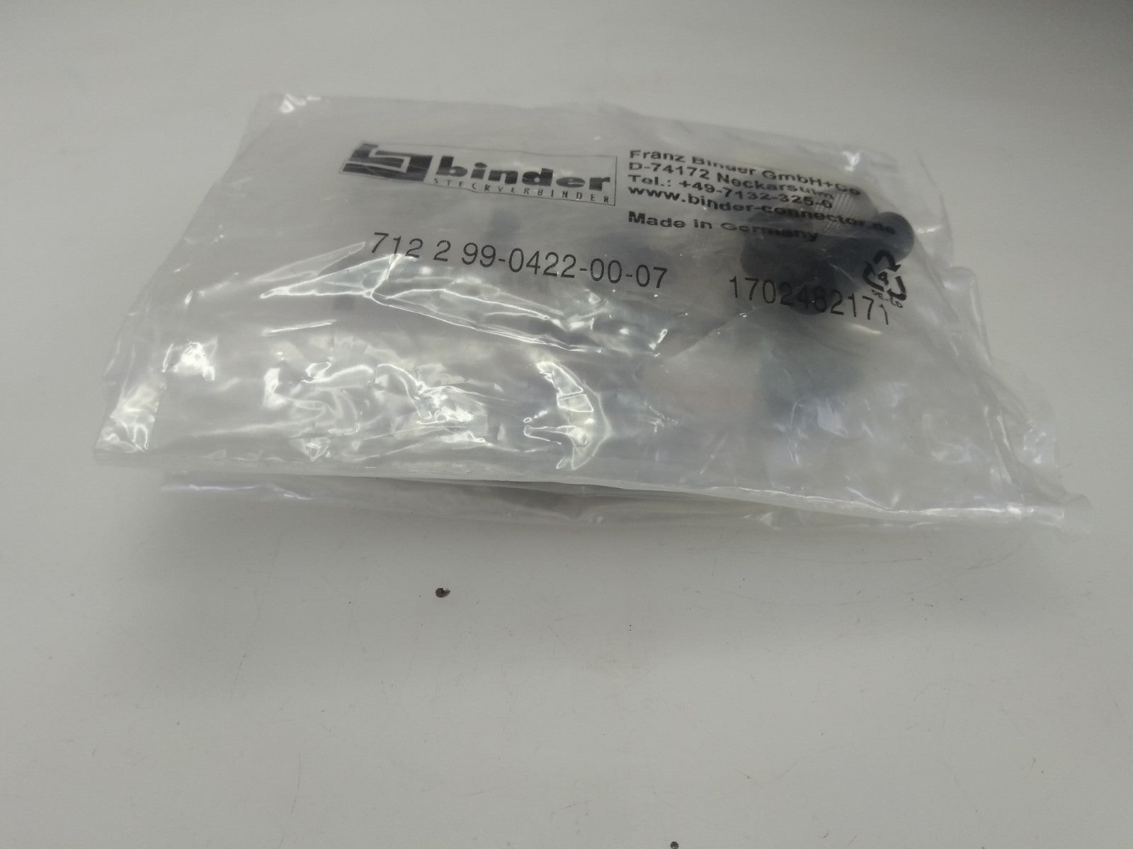 [LOT OF 10] Binder 99-0422-00-07 Series 712 Sub Miniature Circular Connector