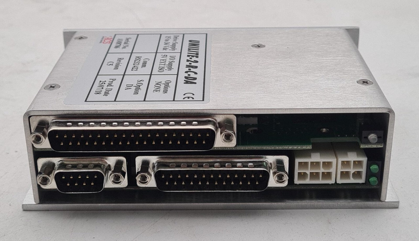 NEW - ACS MOTION CONTROL UNILITE-2-R-C-DA REV C5 SERVO DRIVE RS232/422 15-36 Vdc