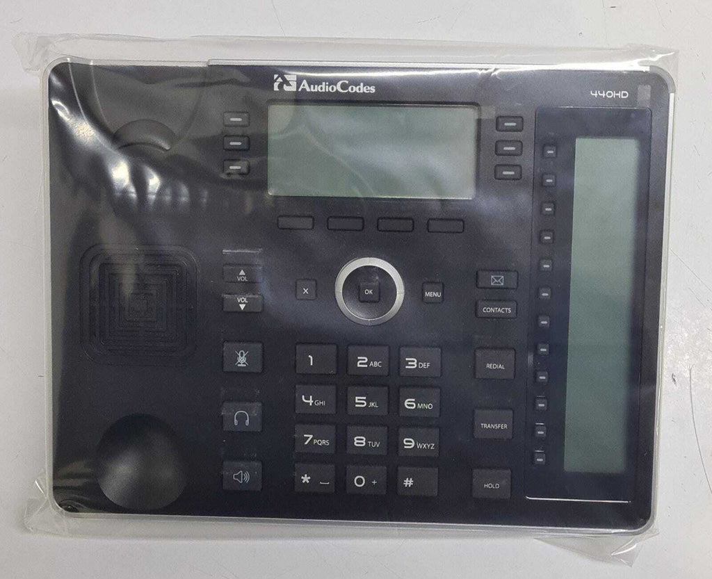 NEW - AudioCodes 440HD IP Phone GGWV00496 REV P03 IP440HDEG (Black)
