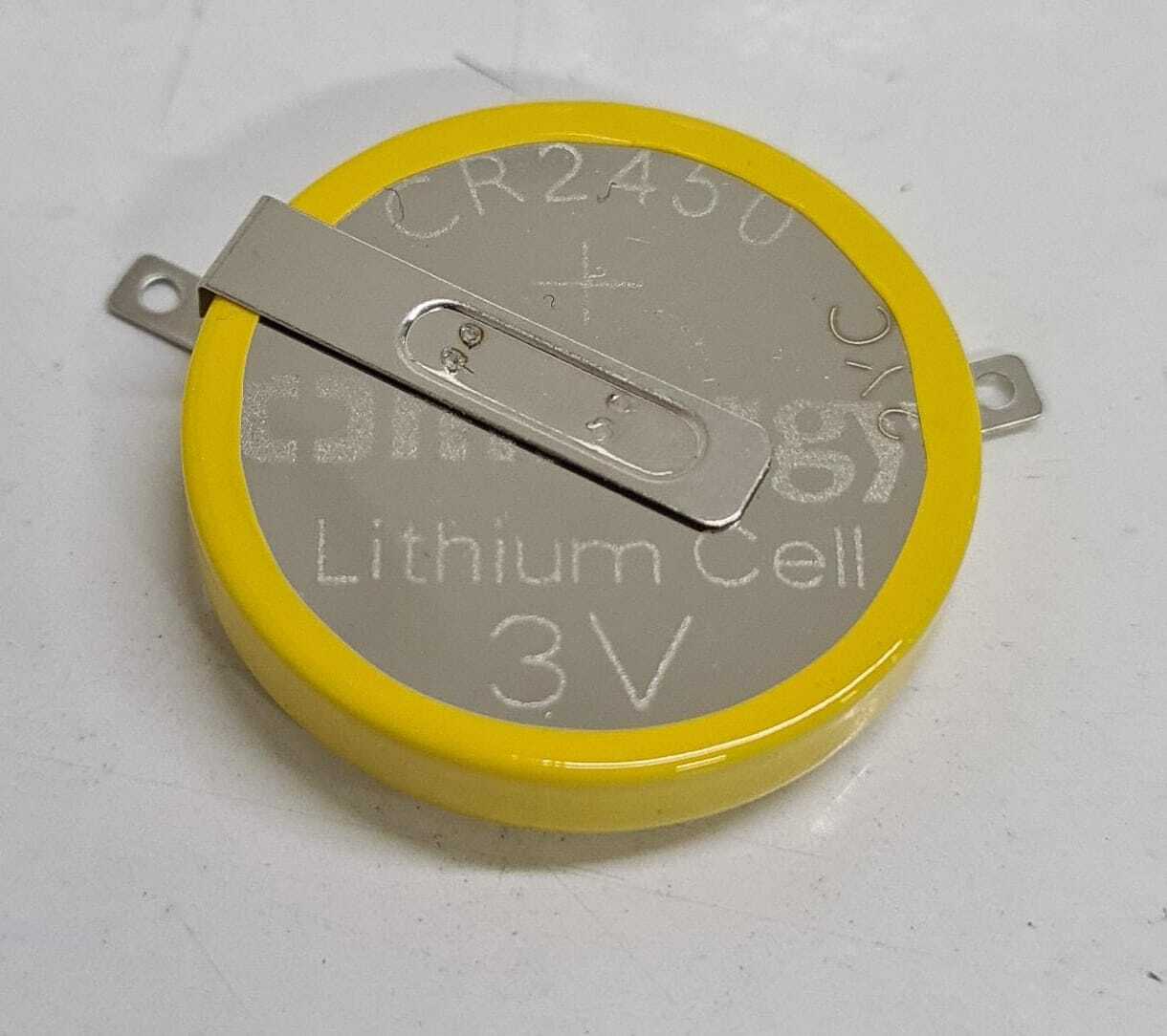 [LOT OF 31] NEW - Omnergy CR2450 Lithium Cell 3V Coin Battery W/ Mounting