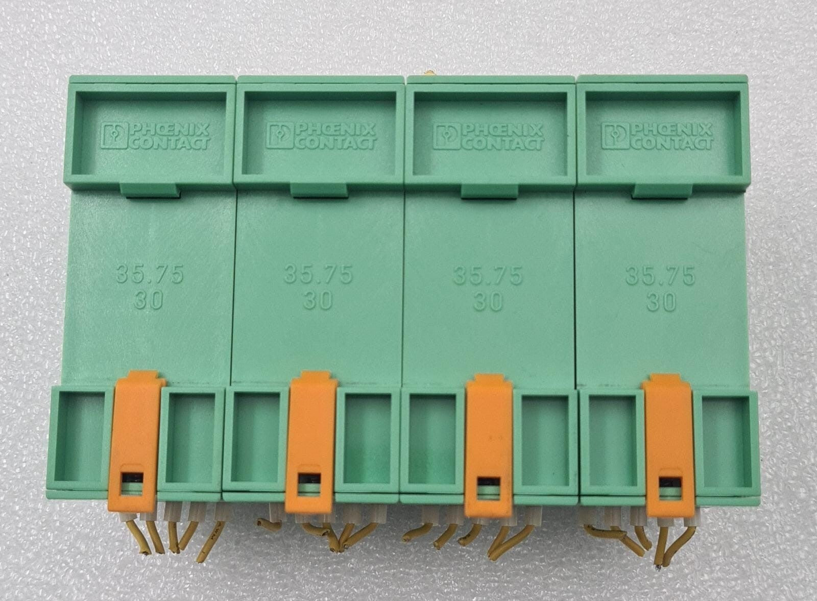 [LOT OF 4] Phoenix Contact 35.75 30 Terminal Block