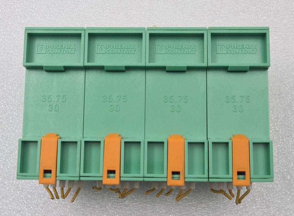 [LOT OF 4] Phoenix Contact 35.75 30 Terminal Block