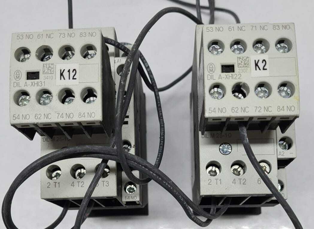 [LOT OF 2] MOELLER DIL M(C)25 Contactor 3 Pole Phase Power Switch