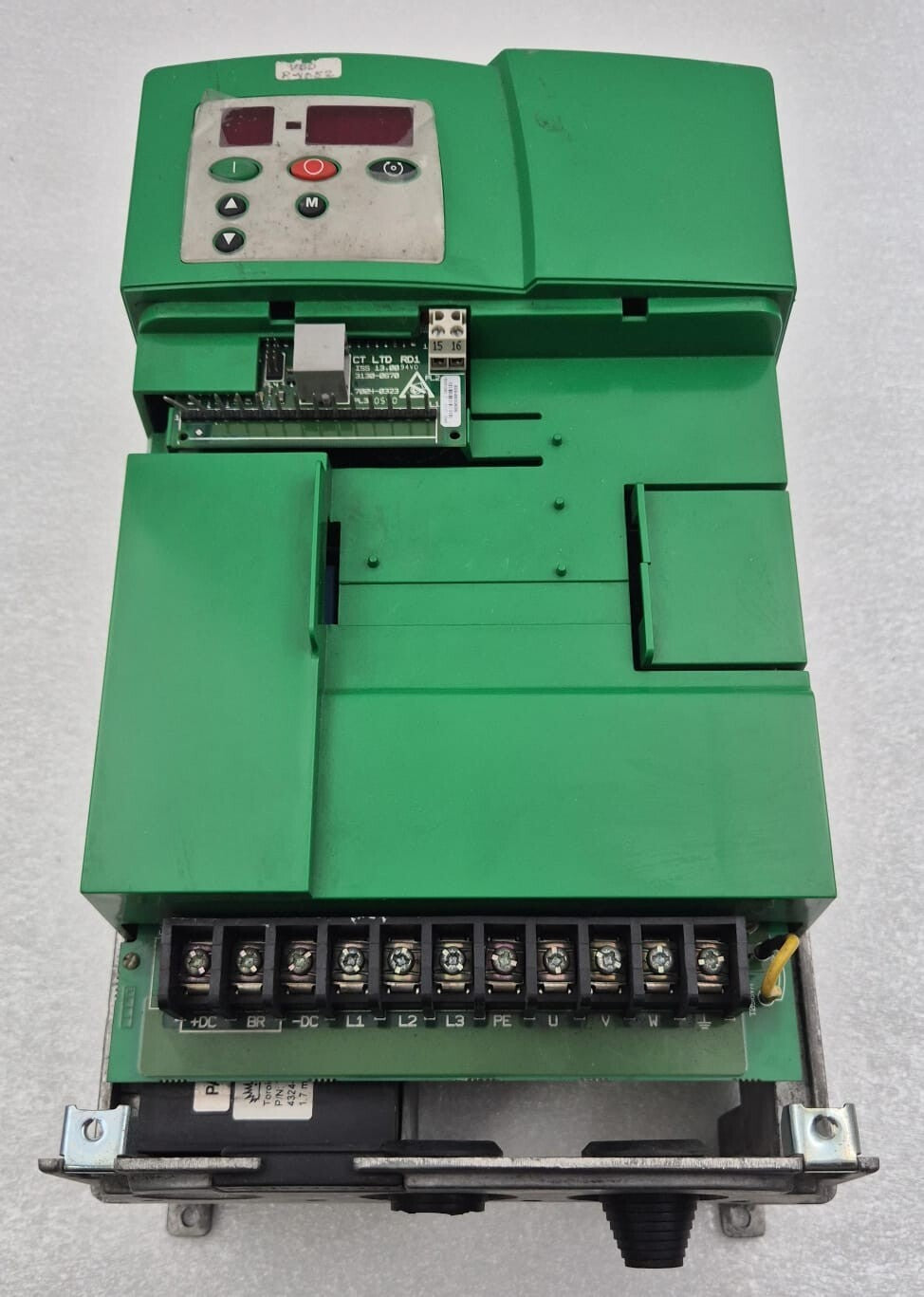 Control Techniques SE11T drive terminal connection view