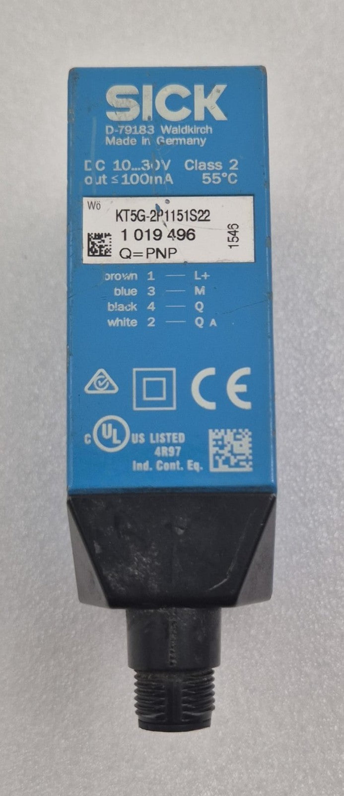 SICK KT5G-2P1151S22 1019496 Contrast Photoelectric Sensor