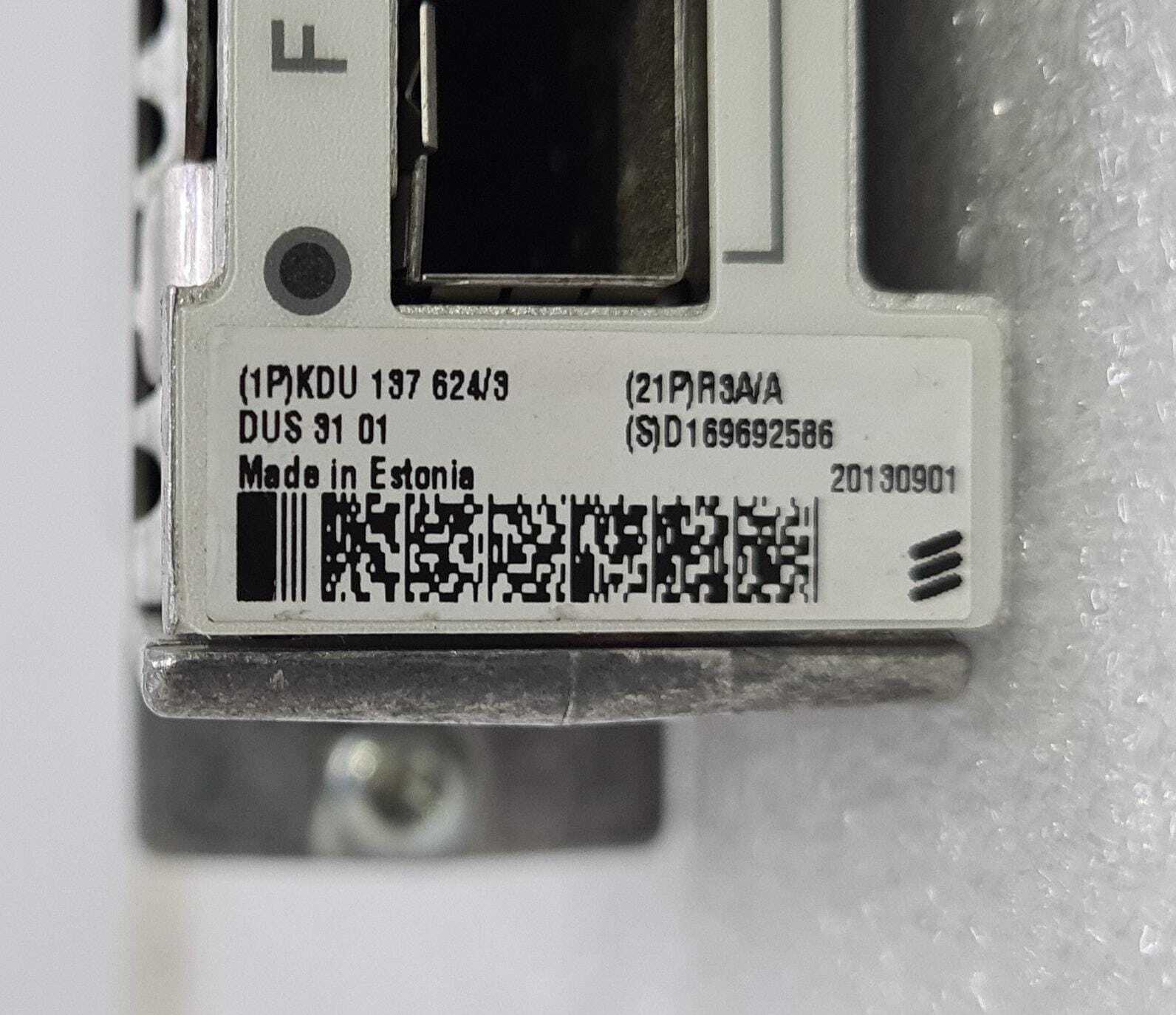 Ericsson KDU 137 624/3 DUS 31 01 R3A/A LTE Multimode Baseband Digital Unit RBS