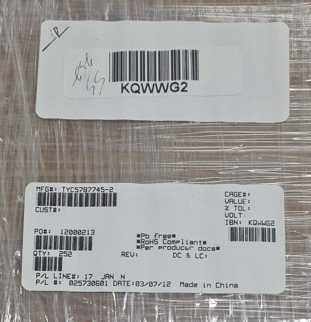 [LOT OF 144] NEW - AMP 5787745-2 8-Pin Dual USB 2.0 Port Receptacle Assembly