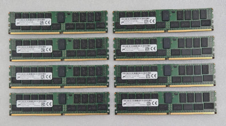 Micron MTA36ASF4G72PZ-2G3B1MK 32GB DDR4 ECC Registered server memory modules lot of 8
