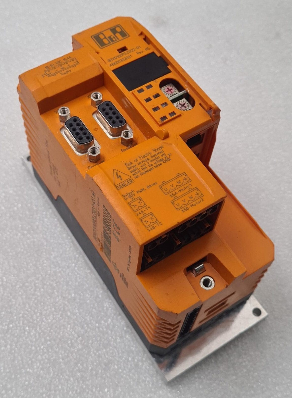 B&R Automation ACOPOS Micro 100D Servo Drive 80VD100PD.C022-01 Rev. H5  **AS-IS