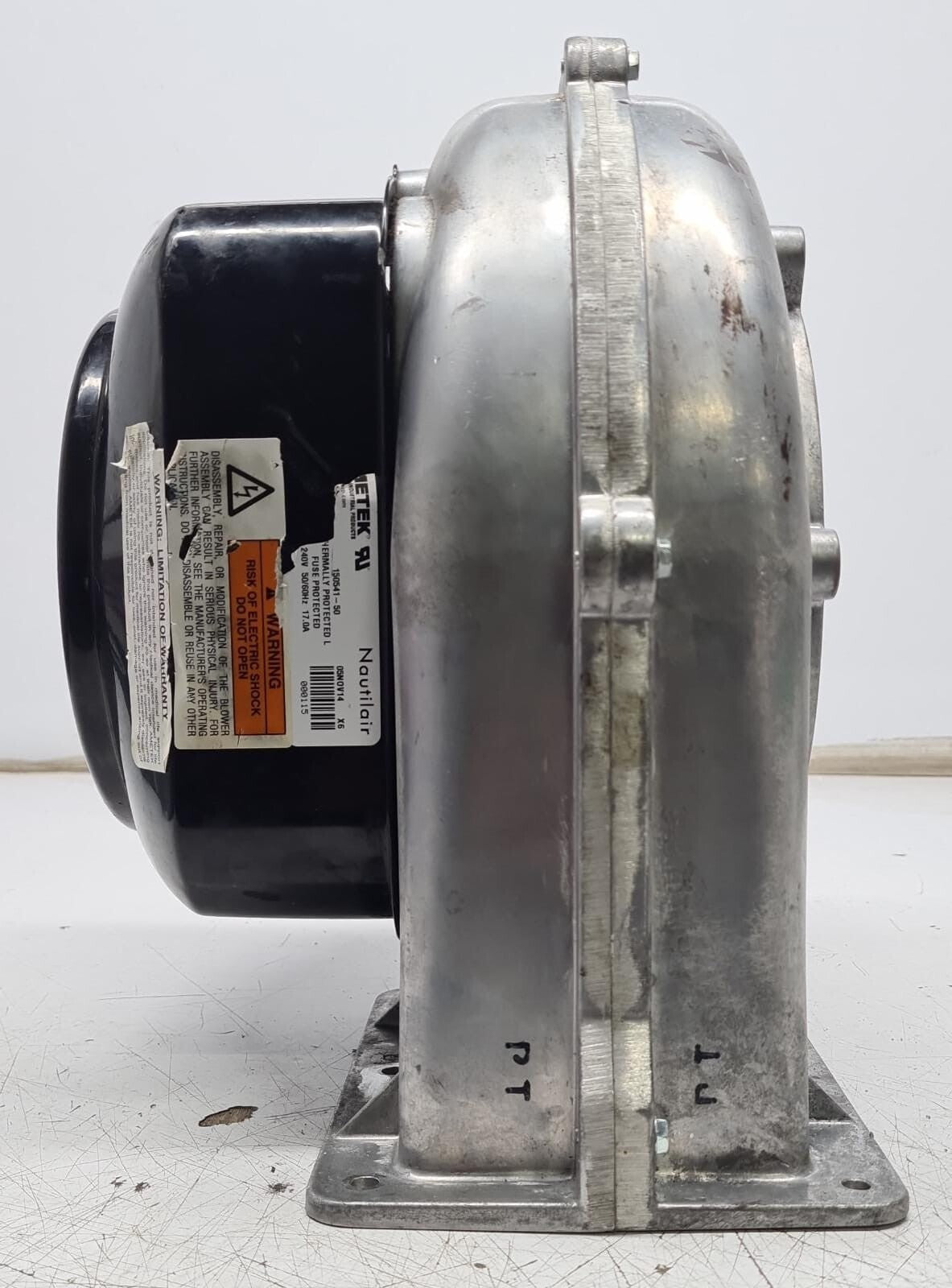 Ametek Nautilair 150541-50 EBV Suction Blower 240V Centrifugal Fan For HP Indigo