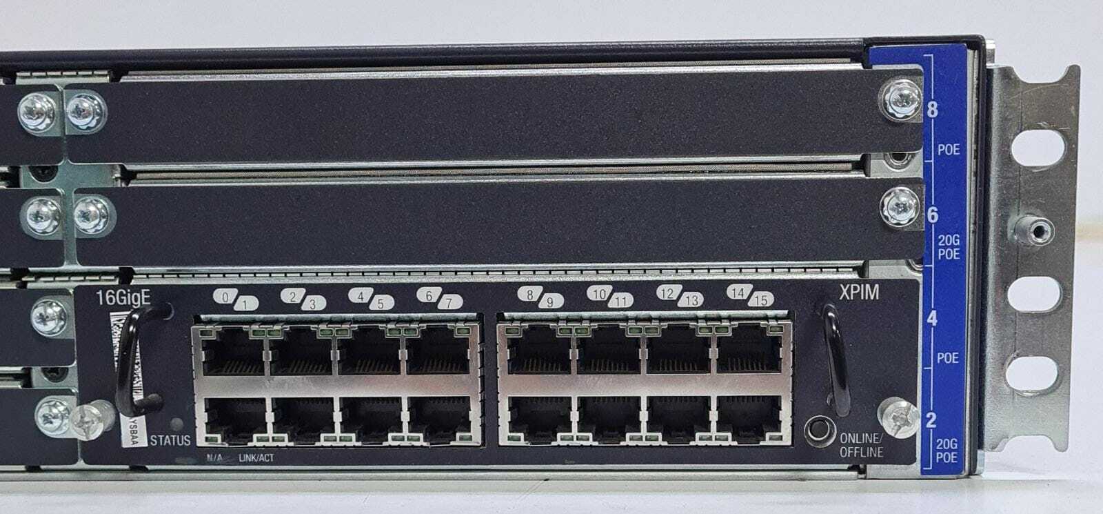 JUNIPER Networks SRX650 VPN Firewall Gateway W/ 16GigE SRX-GP-16GE & SRE6