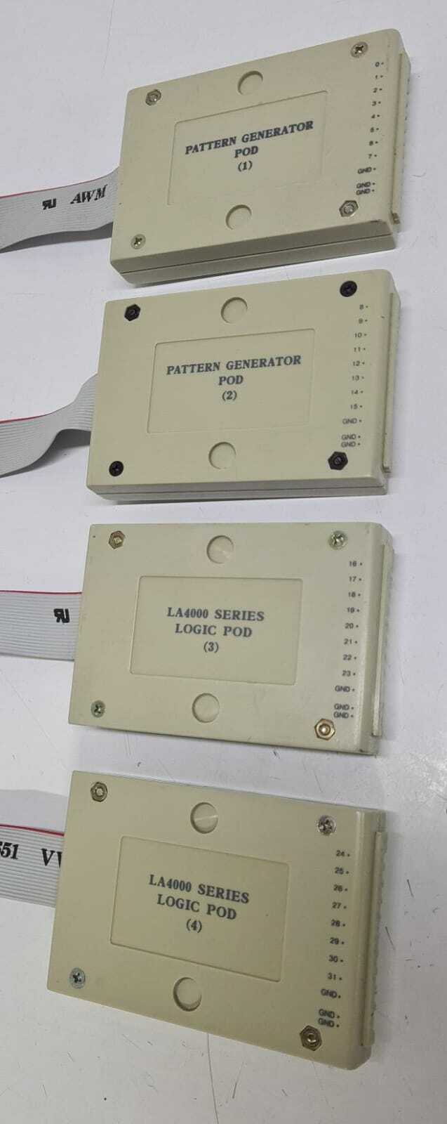 [4 PCS SET] Link Instruments LA4000 Series LOGIK POD (3) (4) PATTERN (1) (2)