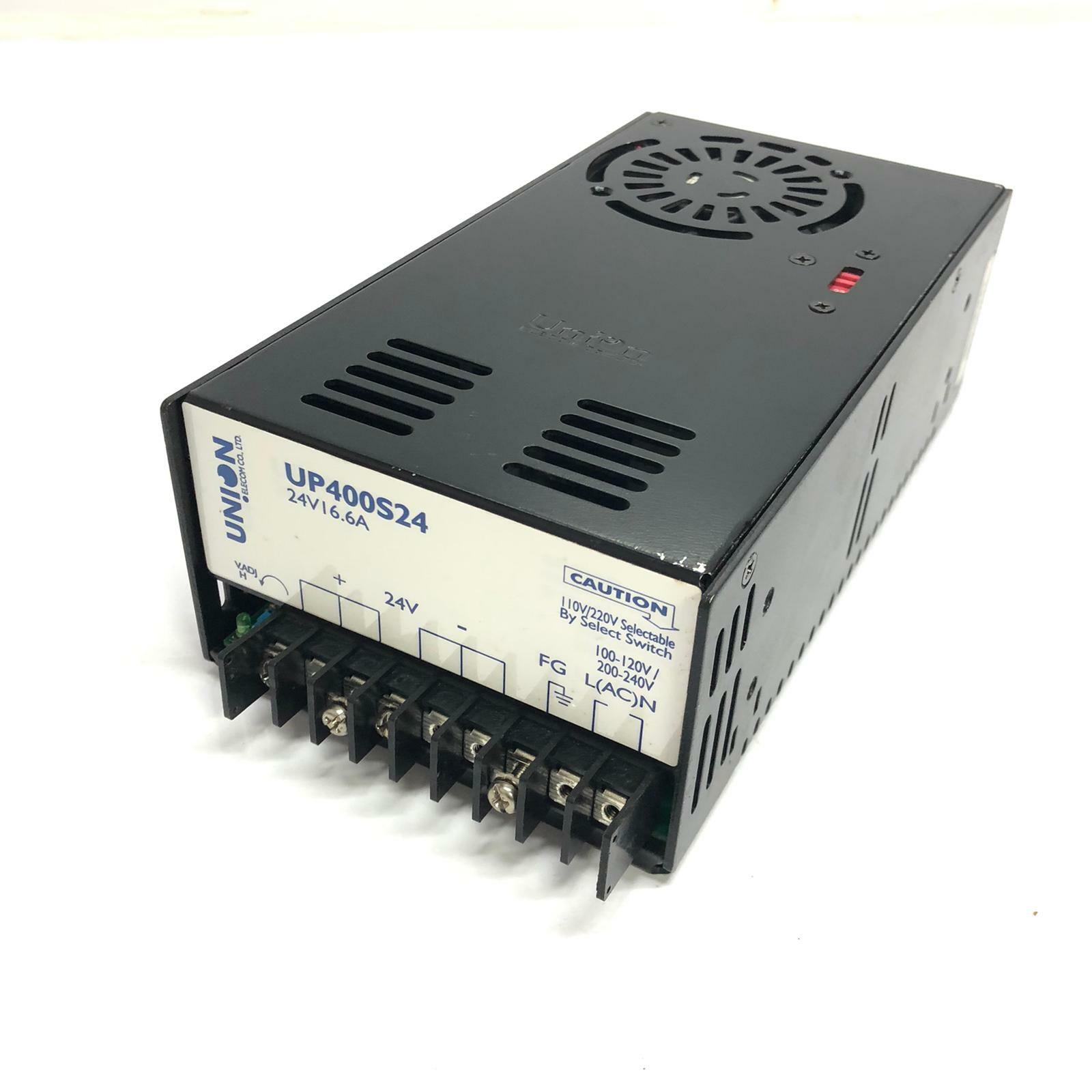 UNION Power Supply P/n: UP400S24 400W 50/60Hz Output 24V 16.6A