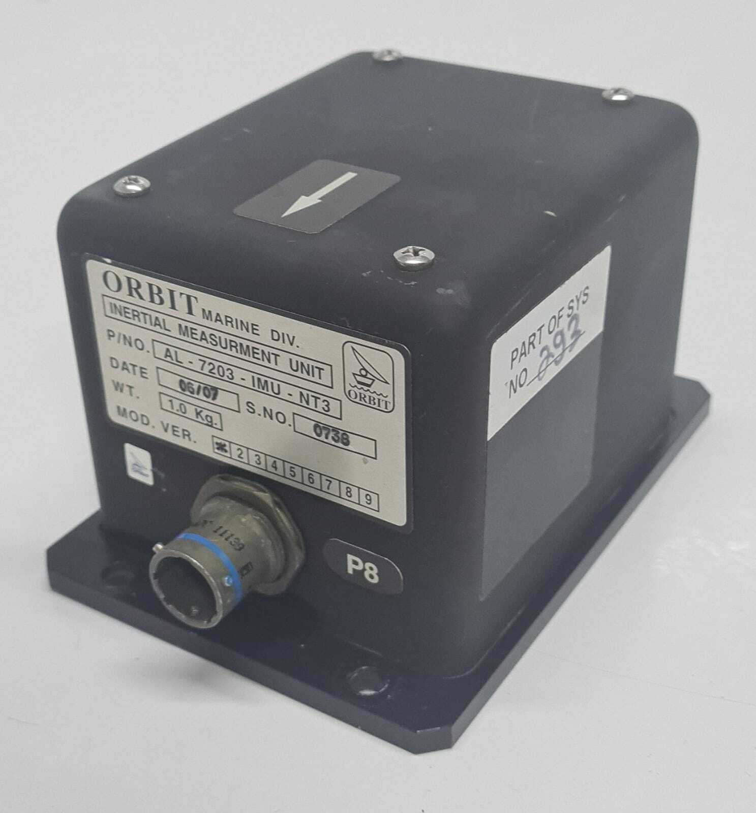 ORBIT Marine AL-7203-IMU-NT3 Inertial Measurements Unit for CS systems