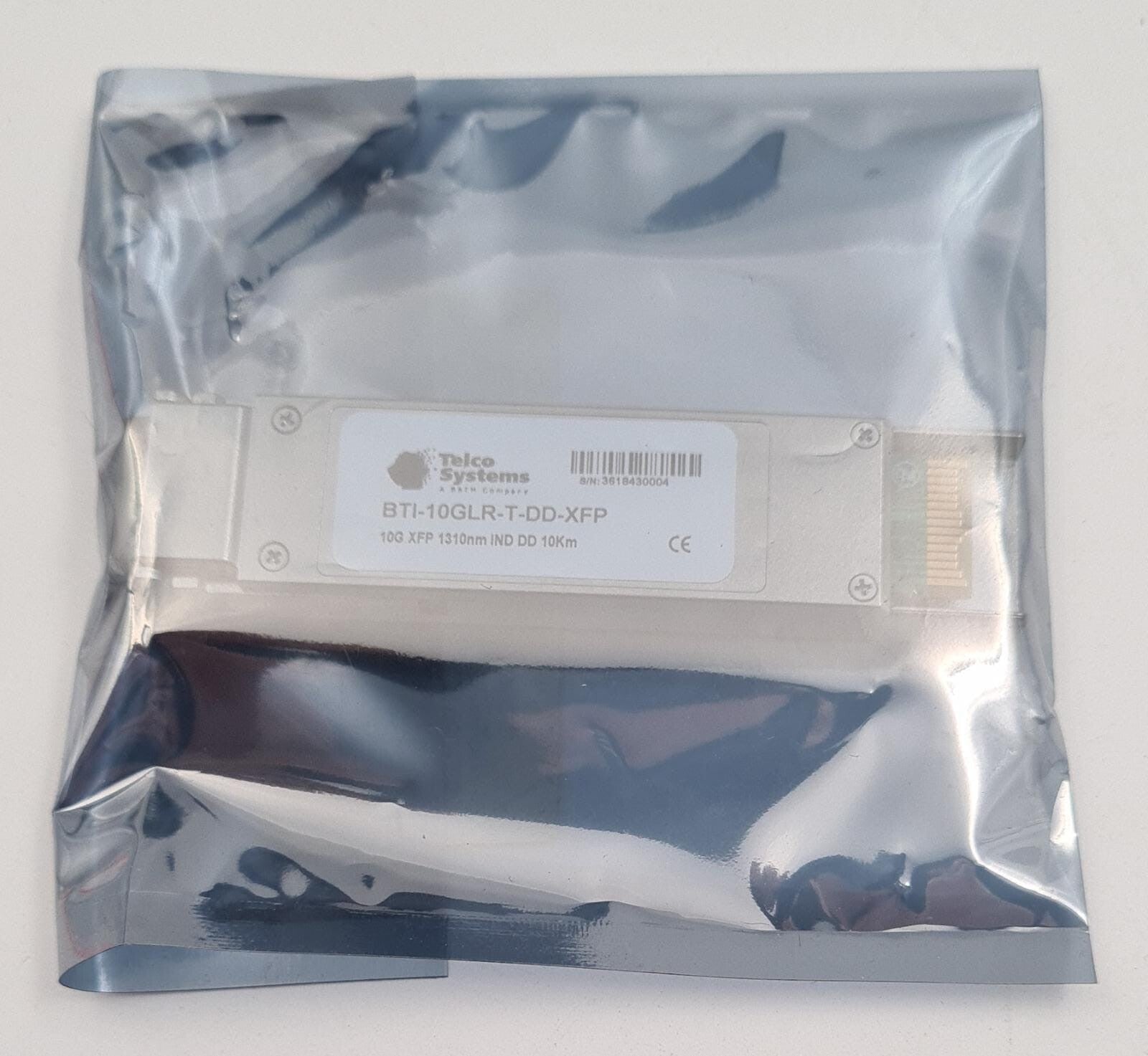 NEW - Telco Systems BTI-10GLR-T-DD-XFP 10G Transceiver Module 1310nm IND DD 10Km