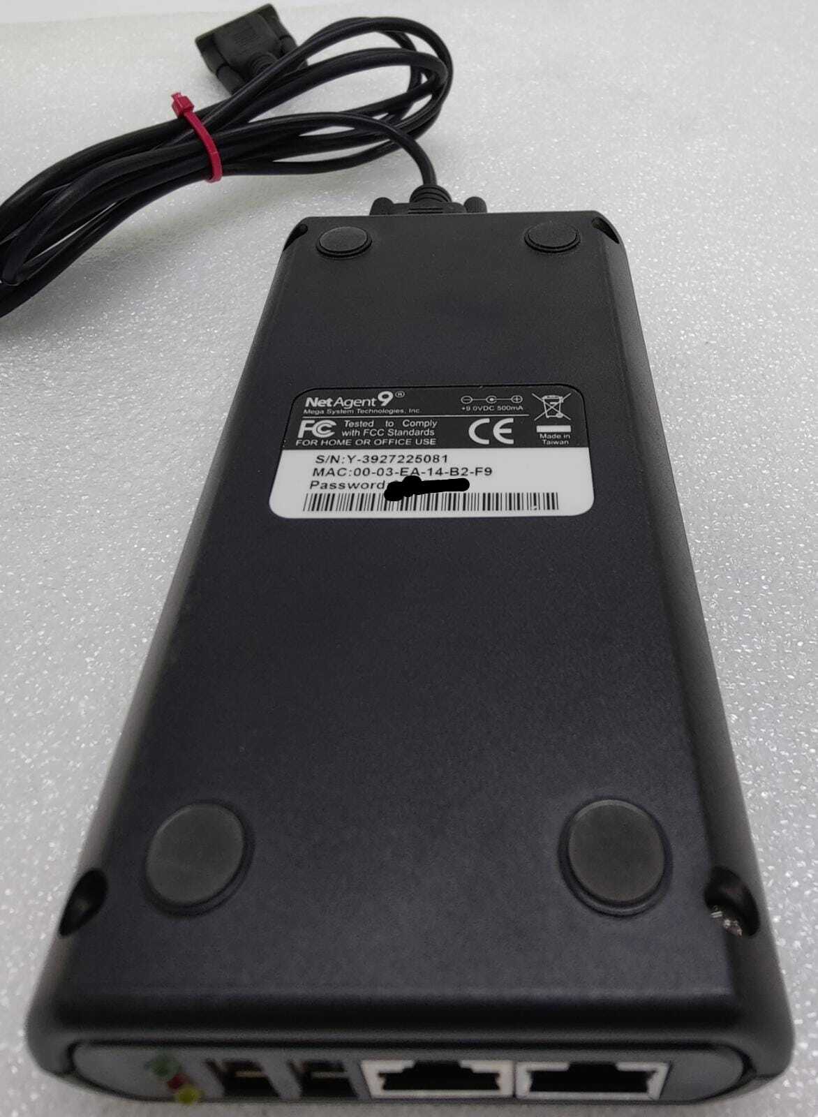 Net Agent 9 Mega System Technologies With the original cable