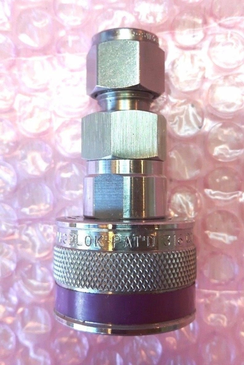 [LOT OF 8] Swagelok Qc6 Key 7 Ss 316 Quick Connect Stem Fitting