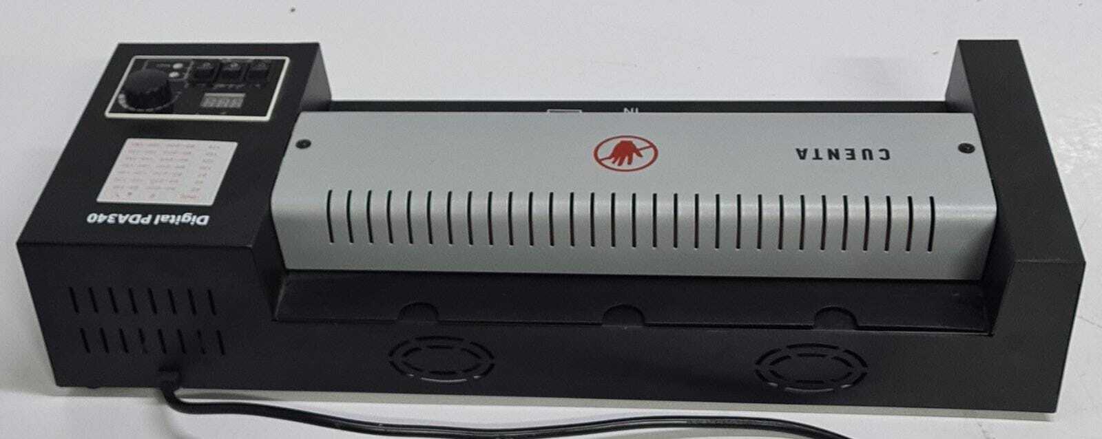 CUENTA Laminator Machine Digital PDA340 40-175u A3/A4 Hot & Cold 220-240V