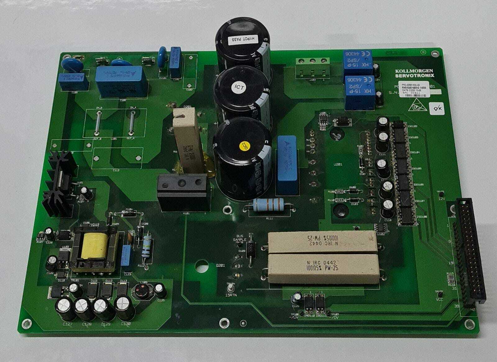 Kollmorgen PRD- 0058100A- 00 Power Board Hardinge Indexer Servo Control