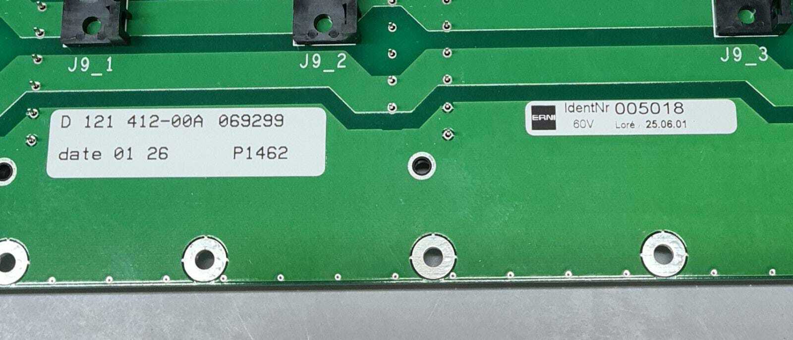 Stäubli Ident Nr. 005018 D 121 412-00A 069299